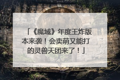 《魔域》年度王炸版本来袭！会卖萌又能打的灵兽天团来了！