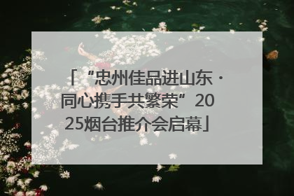 “忠州佳品进山东・同心携手共繁荣”2025烟台推介会启幕