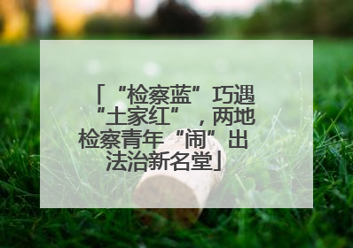 “检察蓝”巧遇“土家红”，两地检察青年“闹”出法治新名堂
