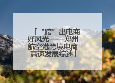 “跨”出电商好风光——郑州航空港跨境电商高速发展综述