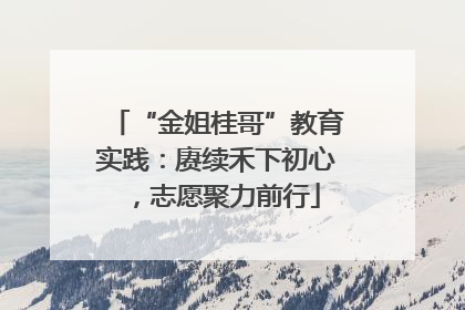 “金姐桂哥”教育实践：赓续禾下初心，志愿聚力前行