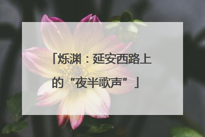 烁渊：延安西路上的“夜半歌声”