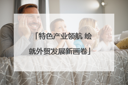 特色产业领航 绘就外贸发展新画卷