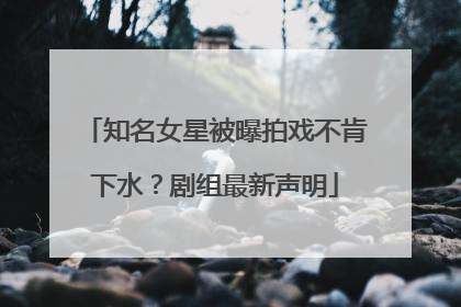 知名女星被曝拍戏不肯下水？剧组最新声明