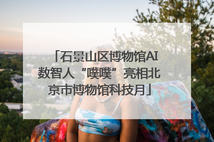 石景山区博物馆AI数智人“噗噗”亮相北京市博物馆科技月