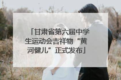 甘肃省第六届中学生运动会吉祥物“黄河健儿”正式发布
