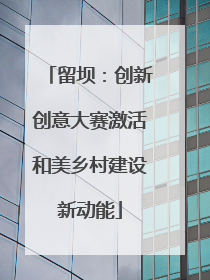 留坝：创新创意大赛激活和美乡村建设新动能