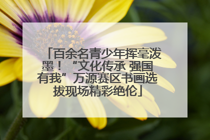 百余名青少年挥毫泼墨！“文化传承 强国有我”万源赛区书画选拔现场精彩绝伦