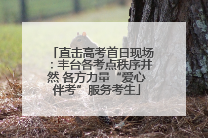直击高考首日现场：丰台各考点秩序井然 各方力量“爱心伴考”服务考生