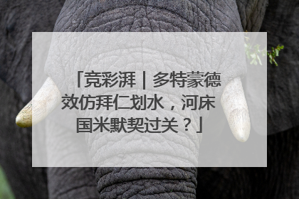 竞彩湃｜多特蒙德效仿拜仁划水，河床国米默契过关？
