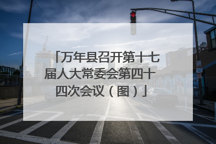 万年县召开第十七届人大常委会第四十四次会议（图）