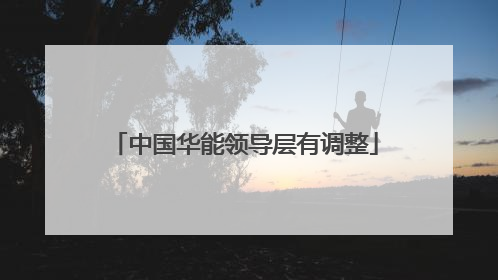 中国华能领导层有调整