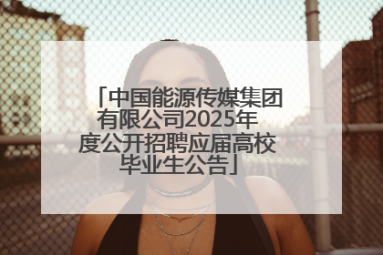 中国能源传媒集团有限公司2025年度公开招聘应届高校毕业生公告