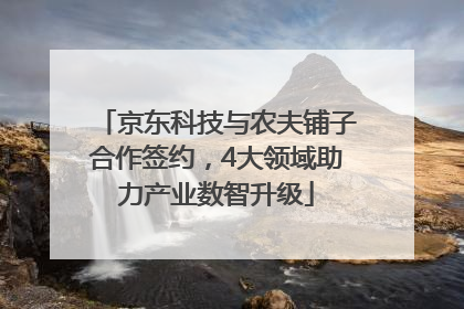 京东科技与农夫铺子合作签约，4大领域助力产业数智升级