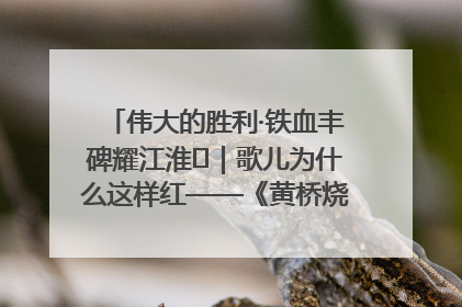 伟大的胜利·铁血丰碑耀江淮⑫｜歌儿为什么这样红——《黄桥烧饼歌》诞生记