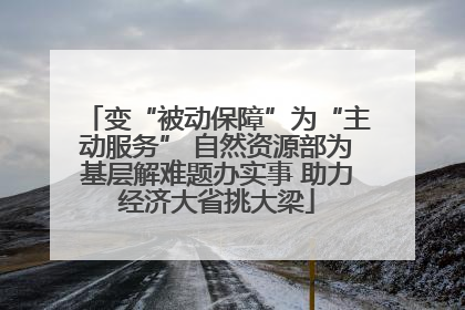 变“被动保障”为“主动服务” 自然资源部为基层解难题办实事 助力经济大省挑大梁