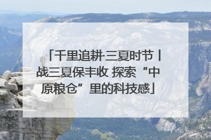 千里追耕·三夏时节丨战三夏保丰收 探索“中原粮仓”里的科技感