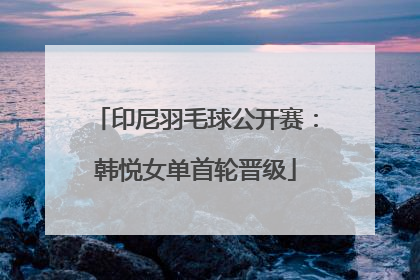 印尼羽毛球公开赛：韩悦女单首轮晋级