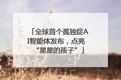 全球首个孤独症AI智能体发布，点亮“星星的孩子”