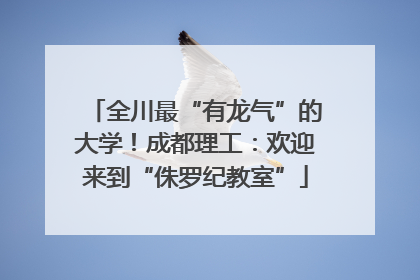 全川最“有龙气”的大学！成都理工：欢迎来到“侏罗纪教室”