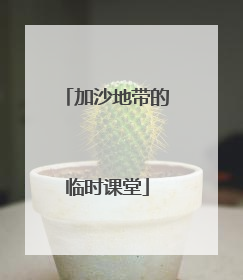 加沙地带的临时课堂