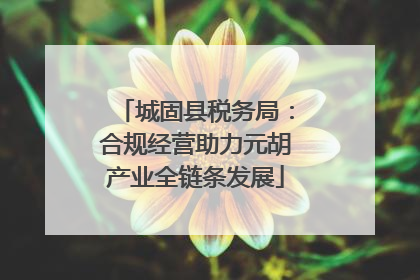 城固县税务局：合规经营助力元胡产业全链条发展
