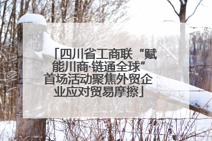 四川省工商联“赋能川商·链通全球”首场活动聚焦外贸企业应对贸易摩擦