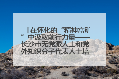 在怀化的“精神富矿”中汲取前行力量——长沙市无党派人士和党外知识分子代表人士培训班在怀化圆满举办