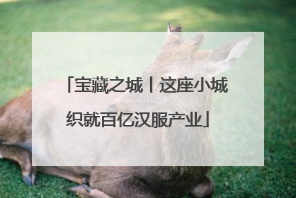 宝藏之城丨这座小城织就百亿汉服产业