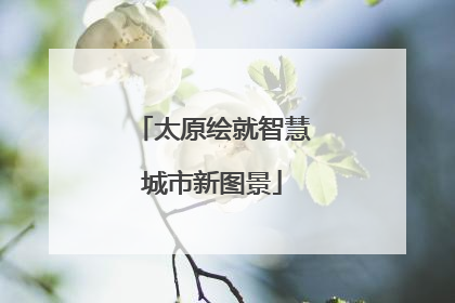 太原绘就智慧城市新图景
