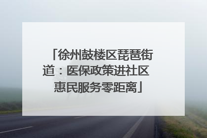 徐州鼓楼区琵琶街道：医保政策进社区 惠民服务零距离