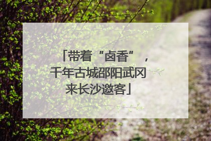 带着“卤香”，千年古城邵阳武冈来长沙邀客
