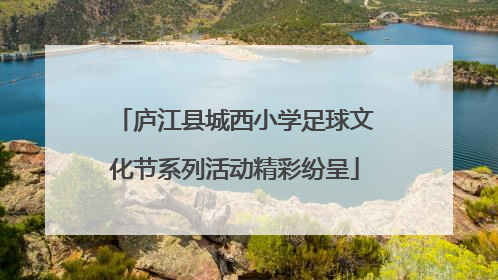 庐江县城西小学足球文化节系列活动精彩纷呈