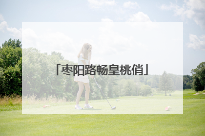 枣阳路畅皇桃俏