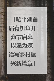 昭平湖首届有机鱼开渔节启幕 以渔为媒 谱写乡村振兴新篇章