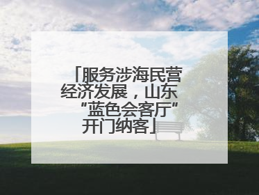 服务涉海民营经济发展，山东“蓝色会客厅”开门纳客
