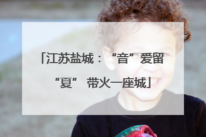 江苏盐城：“音”爱留“夏” 带火一座城