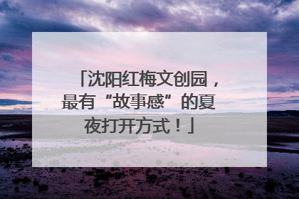 沈阳红梅文创园，最有“故事感”的夏夜打开方式！