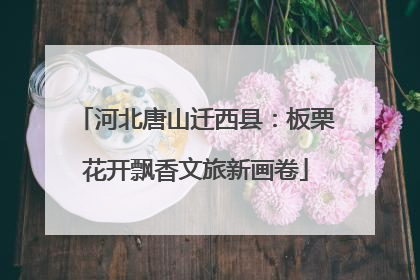 河北唐山迁西县：板栗花开飘香文旅新画卷
