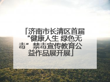 济南市长清区首届“健康人生 绿色无毒”禁毒宣传教育公益作品展开展