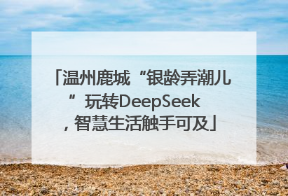 温州鹿城“银龄弄潮儿”玩转DeepSeek，智慧生活触手可及