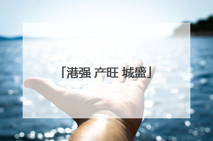 港强 产旺 城盛