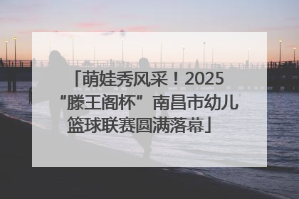 萌娃秀风采！2025“滕王阁杯”南昌市幼儿篮球联赛圆满落幕