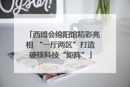 西博会绵阳馆精彩亮相 “一厅两区”打造硬核科技“矩阵”