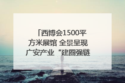 西博会1500平方米展馆 全景呈现广安产业“建圈强链”｜西博视界