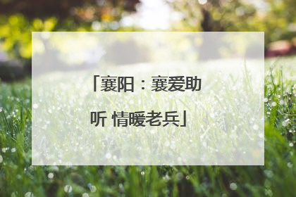 襄阳：襄爱助听 情暖老兵