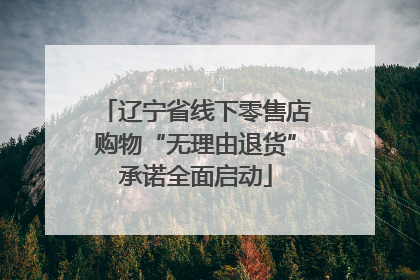 辽宁省线下零售店购物“无理由退货”承诺全面启动