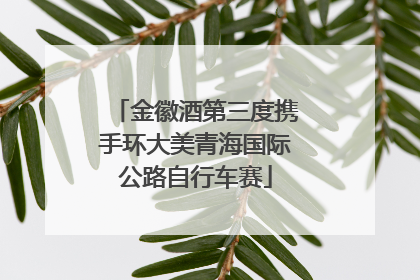金徽酒第三度携手环大美青海国际公路自行车赛