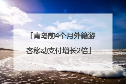 青岛前4个月外籍游客移动支付增长2倍