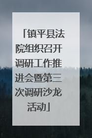 镇平县法院组织召开调研工作推进会暨第三次调研沙龙活动